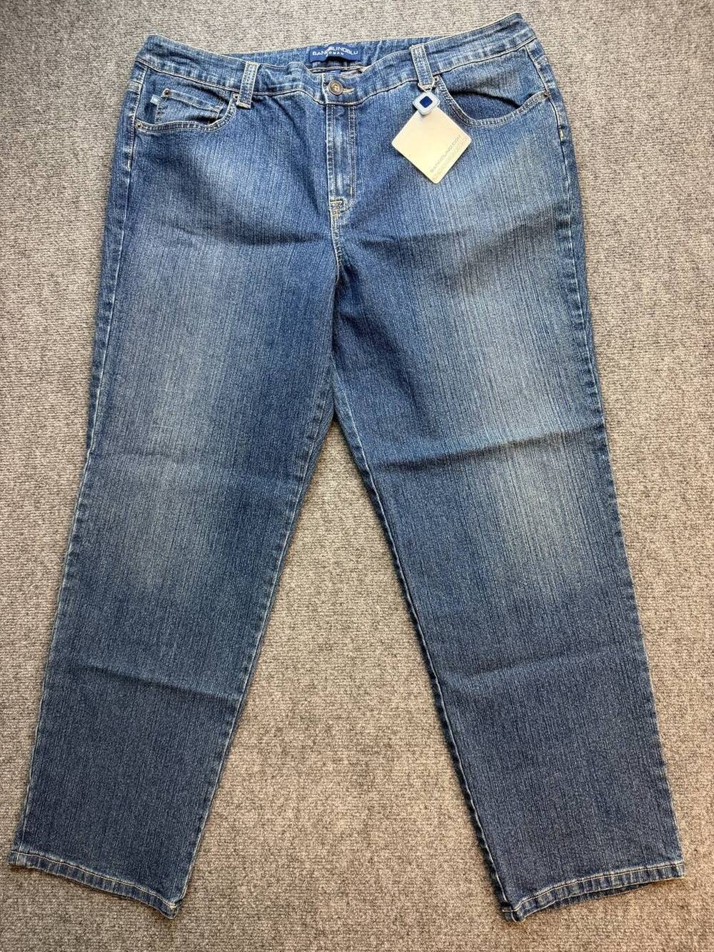 BandolinoBlu Woman Jeans Size 22W Blue Straight Leg Plus Size NWT